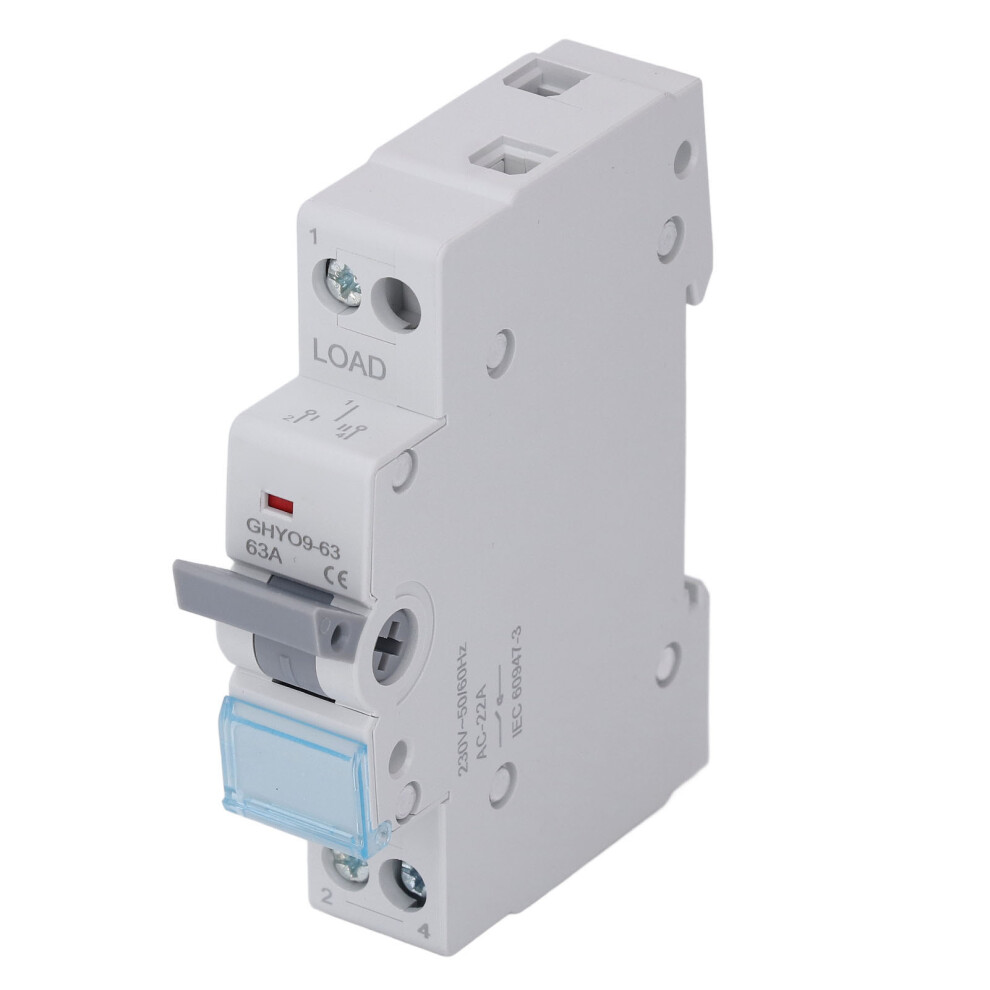 Manual Dual Power Transfer Switch 63A 1P