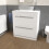 NES Home Nes Home 800mm White Vanity Unit Cabinet With Worktop 3