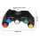 5-Button ATV Motorcycle Control Switch Assembly 22mm Waterproof Aluminum 12