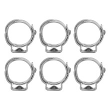 Schlauchklemme 20 Stück, verstellbar, doppelt, korrosionsbeständig, 10,3–12,8 mm AU