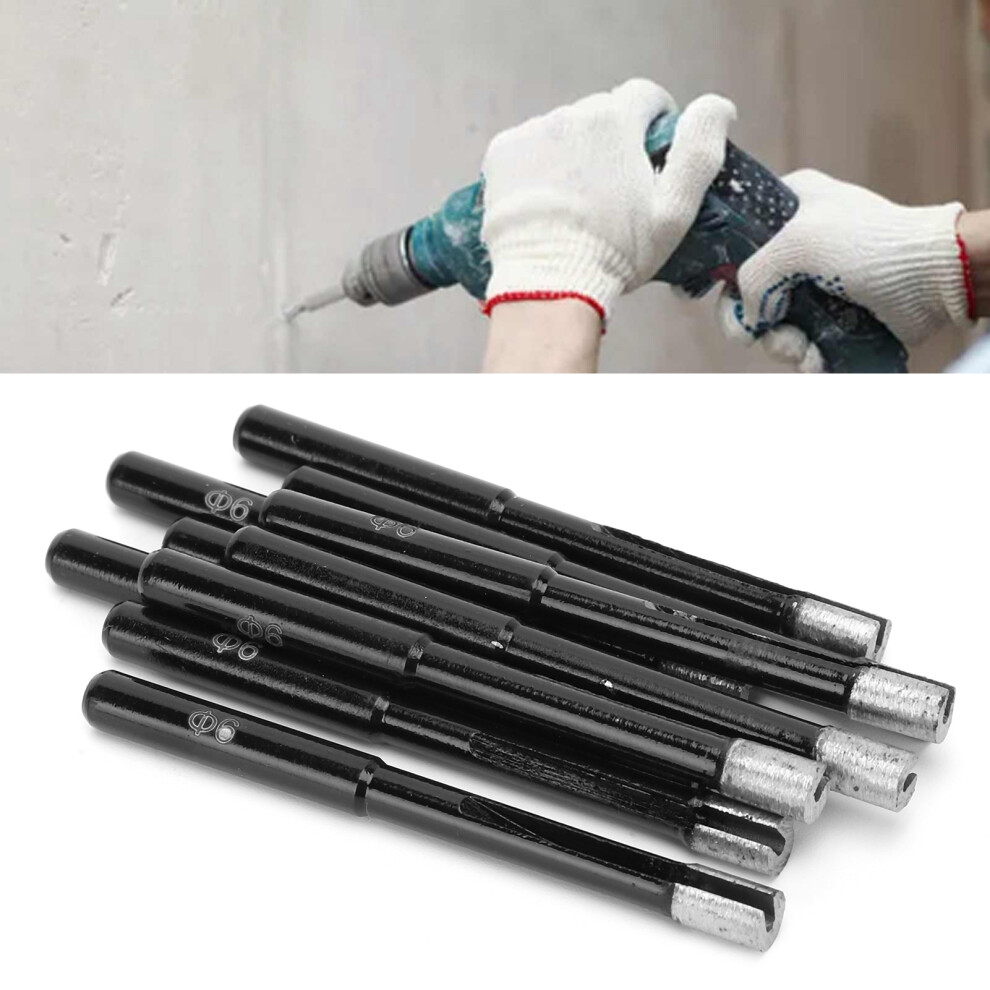 10Pcs Diamond Drill Bits Ceramic Tile Marble Granite Core Hole Saw 6Mm 7661391487684