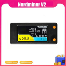 NerdminerV2 Pro 250KH/S BTC Solo Lottery Miner Bitcoin Crypto Miner ASIC Mining Miner Stille Miner met LCD-Display