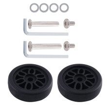 3set 50mm X15Mm Luggage Wheels Wear Resistant PU Caster Suitcase Replacement Wheels Luggage Replacement Wheels