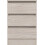 Seconique Malvern 3 Drawer Bedside X2 - Urban Snow 5