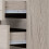 Seconique Malvern 3 Drawer Bedside X2 - Urban Snow 6