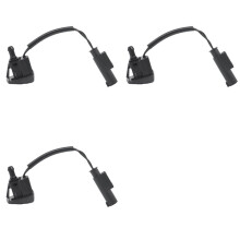 3X New Windshield Heated Washer Sprayer Nozzle Jet 61667046060 for - 5 Series E60 E61 2004-2010 525I 528I 530I 535I