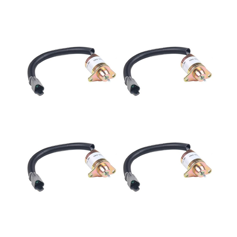 4X Tk41-6383 12V Stop Solenoid Valve For Thermo King 12V Flameout Solenoid Valve 6033708726839