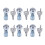 6X Useful Cam Locks for Lockers,Cabinet Mailbox,Drawers, Cupboards + Keys 1