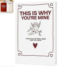 THIS IS WHY YOU'RE MINE - Keepsake Book for Couples Journal for Write Your Own