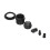 E27 Light Socket 4A Retro Plastic Holder with Cable Clip AC85‑265V Black 14