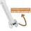 4 Pack 150N Gas Strut Spring Hinges for Heavy Lids to Keep Stay,Slow Down and Soft Close, Hydraulic Hinges 5