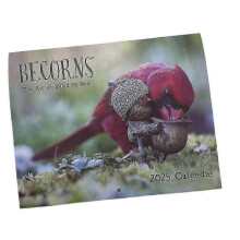 Becorns 2025 Funny Bird Wall Calendar - Whimsical Home Decor and New Year Gift for UK Households