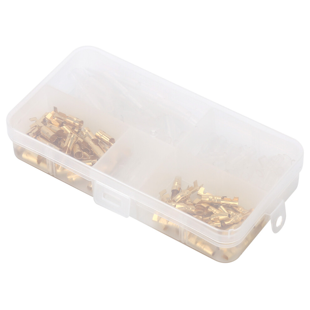 120Pcs 3.9Mm Copper Male Female Crimp Terminal Wire Connectors 8301391489682