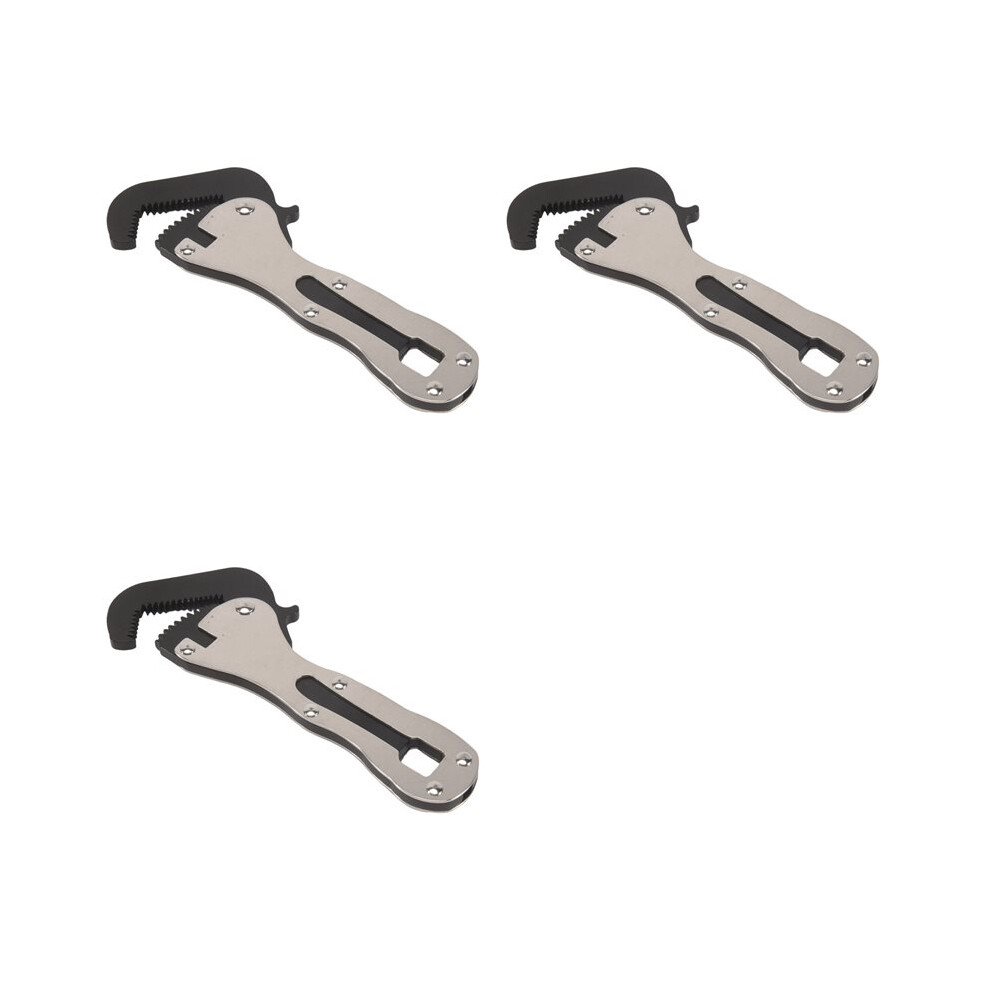 3X The Stubby, Stubby Pipe Vise Wrench, Self Adjusting Wrench, Size, 2 In 1 Wrench Tool For Tight Spaces 6034256534624