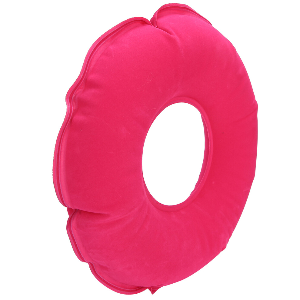 Red Inflatable Rose Anti-Bedsore Cushion 38X38cm With Pump