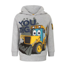 JCB Hoodie (Boys Grey)