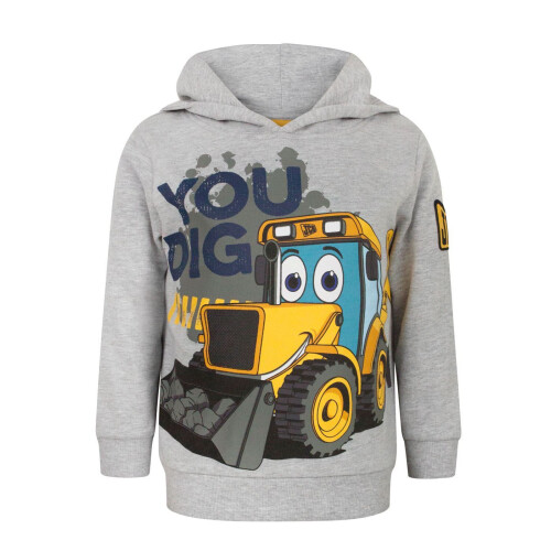 JCB JCB Hoodie (Boys Grey)
