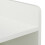 White Narrow Bedside Table with 2 Drawers 6