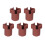 Temperature Resistant Silicone Sock for 3D Printer Hotend Dust Proof Brown 3