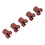 Temperature Resistant Silicone Sock for 3D Printer Hotend Dust Proof Brown 15