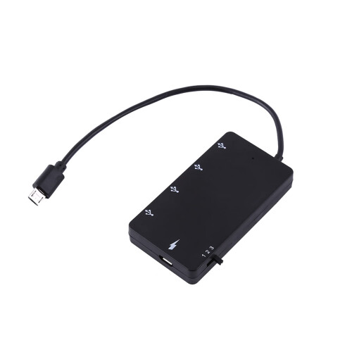 USB OTG Hub 4 Port Micro USB Hub Fast Charging Adapter for Android Smartphone and Tablet 1