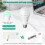 2X  RGB USB LED Bulb - Rechargeable, Dimmable  Bulb E27 with Timing Cordless Battery Operated Light Bulb 7