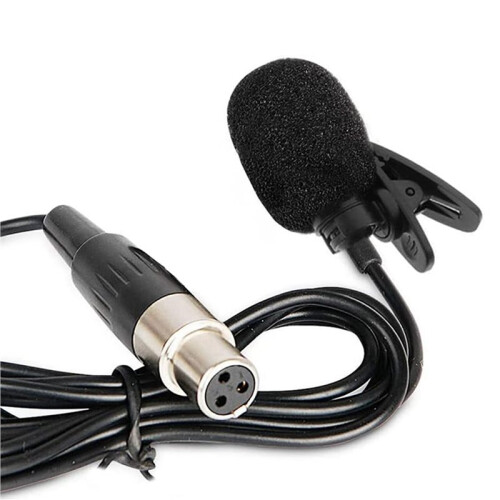 2X Professional Lavalier Lapel Microphone for Amost Wireless Bodypack Transmitter  3 Pin XLR 2