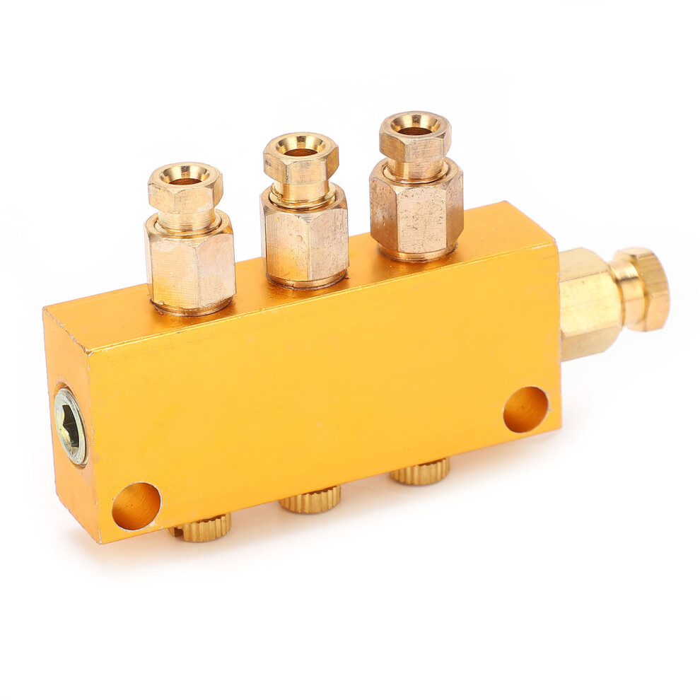 Brass TK Type Piston Lube Distributor