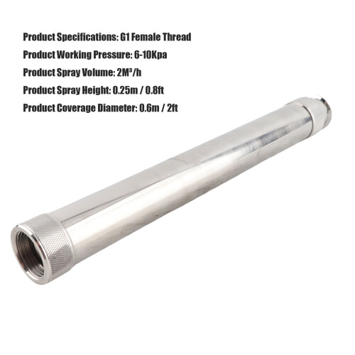 G1 DN25 Female Thread Fountain Nozzle, 2M³/h Spray, 0.6m Coverage 2