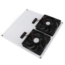 Solar Dual Fan 12in Waterproof Exhaust