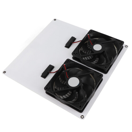 Solar Dual Fan 12in Waterproof Exhaust