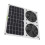 Solar Powered 12in Twin Fan Waterproof 10