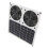 Solar Powered 12in Twin Fan Waterproof 21