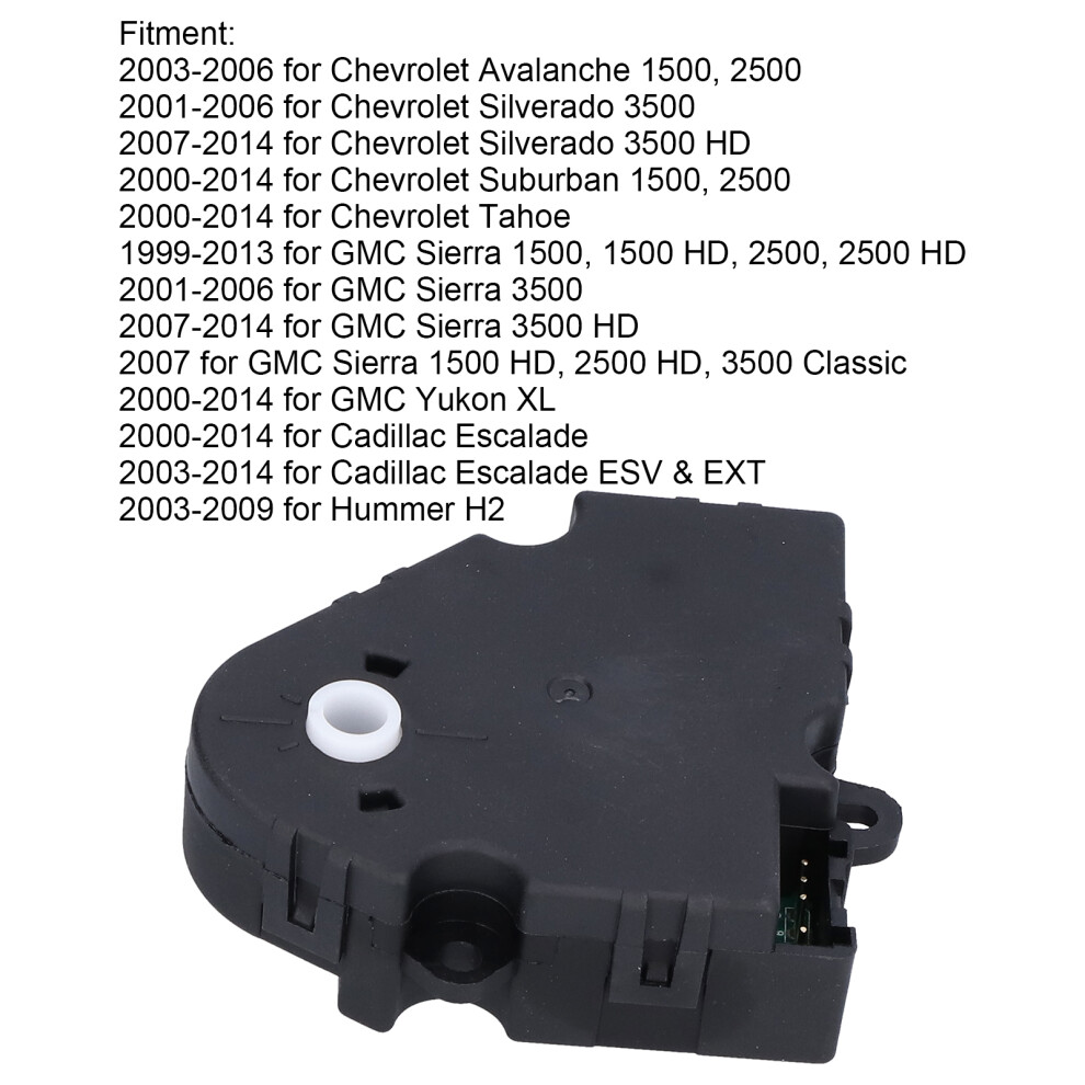 Blend Door Actuator 89018365 Hvac 7444352378678