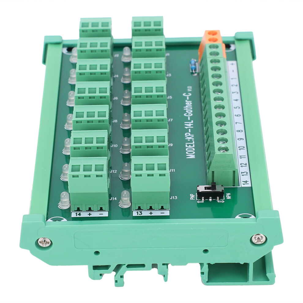3Wire 14-Channel Terminal Block Capture Card, Din Rail, 0.5A 4691391491124