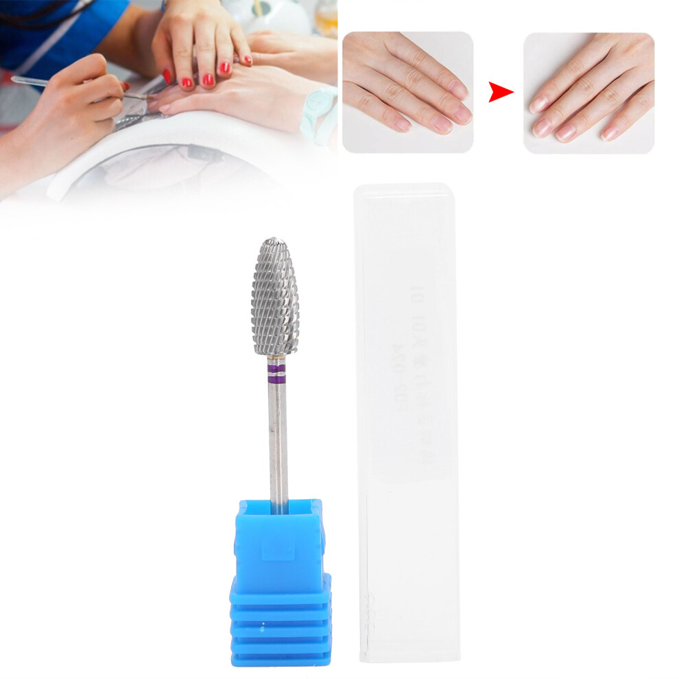 Nail Drill Bit for Dead Skin Removal, Tungsten Steel, 2.35mm