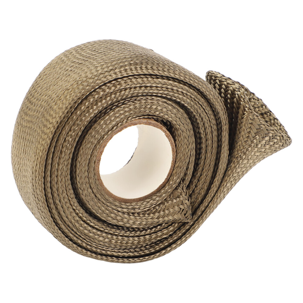 Basalt Fiber Automotive Heat Shield Sleeve 9.8Ft 0.75In High Temp Cover 7681391830105