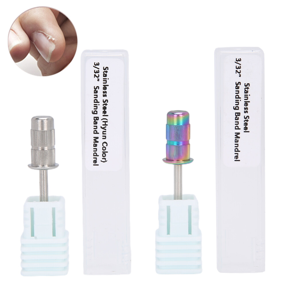 Stainless Steel Nail Art Mandrel Bit for Manicure, 2.35mm Shank
