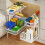 Multilayer Metal Under Sink Drawer Slide Out Rack Under-Black 2