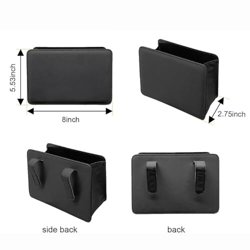 Leather Car Trash Can for Lexus ES 350 20062012, Leakproof Foldable Garbage Organizer, Red 2