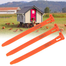 Bird ID Leg Bands 1-100 Reusable Numbered Chicken Duck Pigeon Goose Orange
