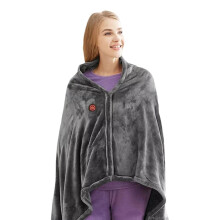 USB Electric Blanket Cape Flannel 3 Heat Settings