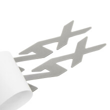 Pair Yellow XMAX Emblem Decals 3D