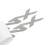 Pair Yellow XMAX Emblem Decals 3D 1