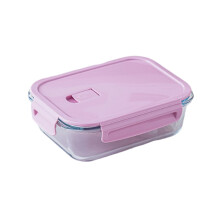 Glass Bento Box, Microwave Safe, 35.2oz Meal Prep Container, Easy Clean, Fresh Food Storage