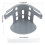 (Gray) 4pcs No-Slip Invisible Bed Sheet Clips for All Frames 3