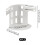 (White) 4pcs No-Slip Invisible Bed Sheet Clips for All Frames 2