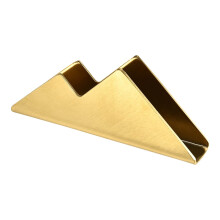 Stainless Steel Gold-plated Napkin Holder, Vertical Design – Durable & Stylish for Home/Office/Restaurant, Compatible with Standard Napkins