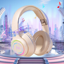 Słuchawki gamingowe Bluetooth z dźwiękiem przestrzennym stereo, wbudowanym mikrofonem, składane, z redukcją szumów, kompatybilne z laptopami,