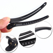 12Pcs Black Hair Clamps for Styling Smooth Hold Sectioning for Women Daily Use